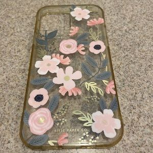 Rifle Paper Co. phone case for iPhone 12 and 12 pro